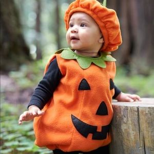 Pottery Barn Kids Pumpkin Jack-o-lantern Halloween costume